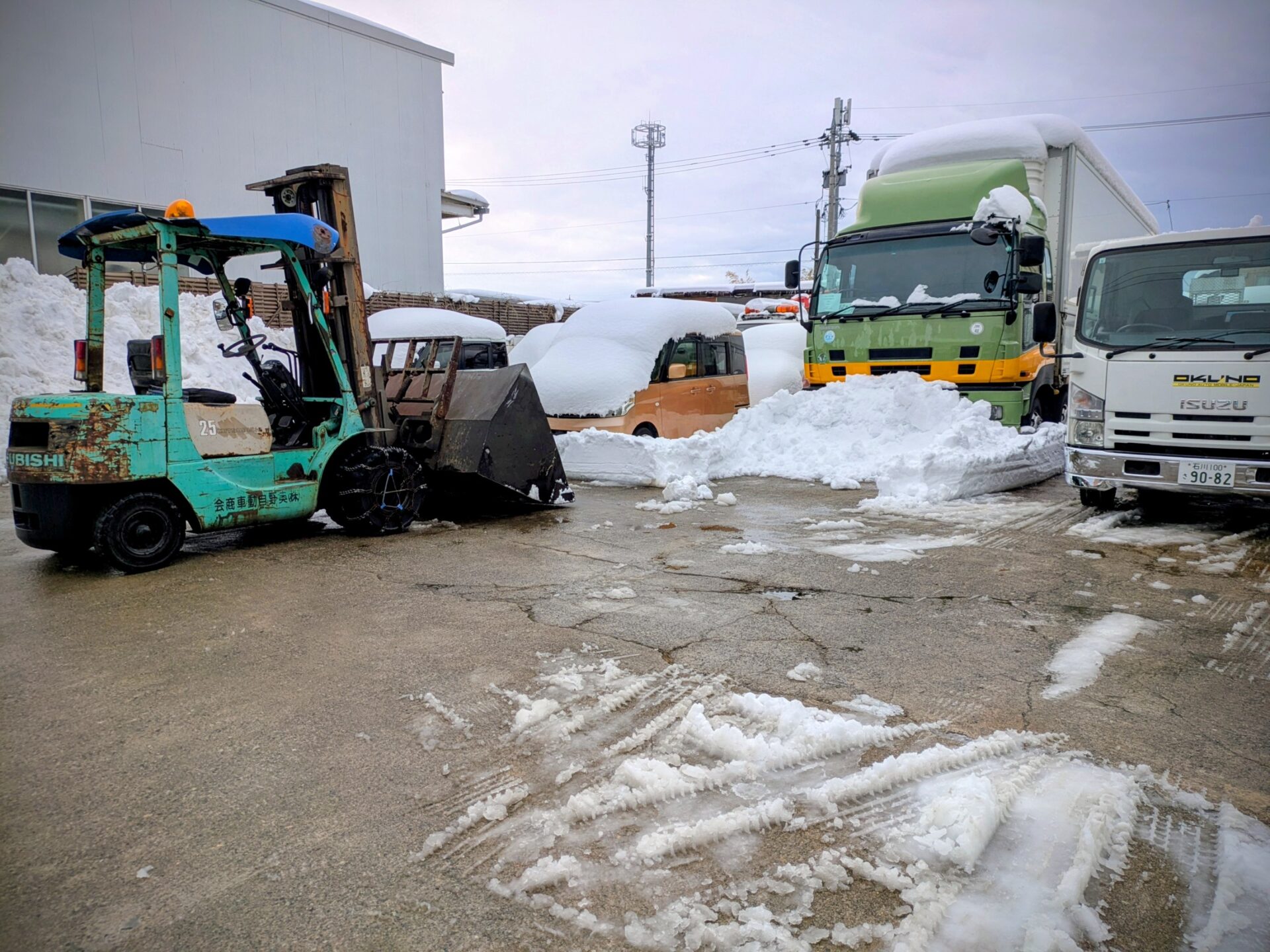 雪国の試練です・・・