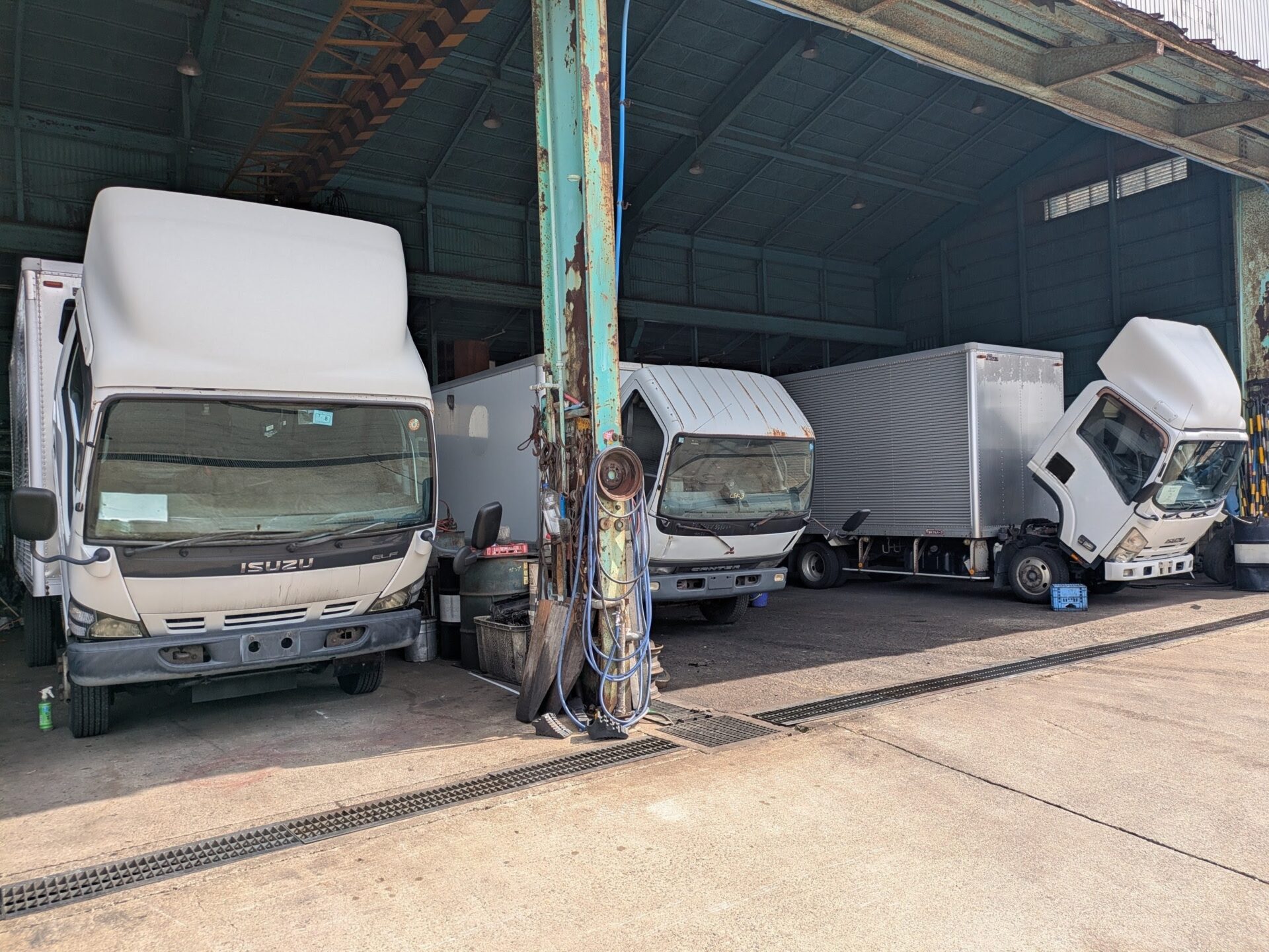 貴重な晴れ間で・・・