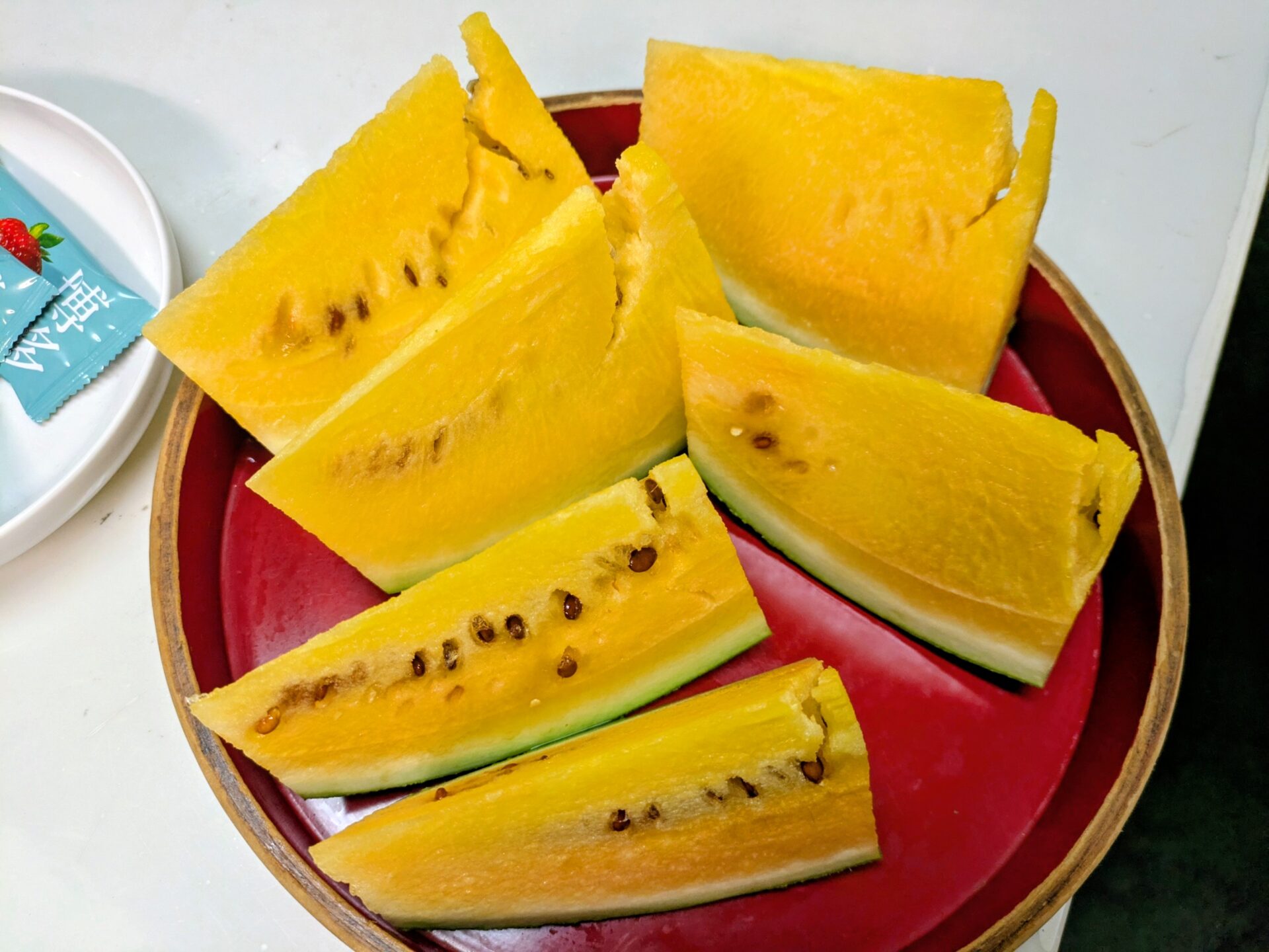 水分補給に美味しいスイカ🍉